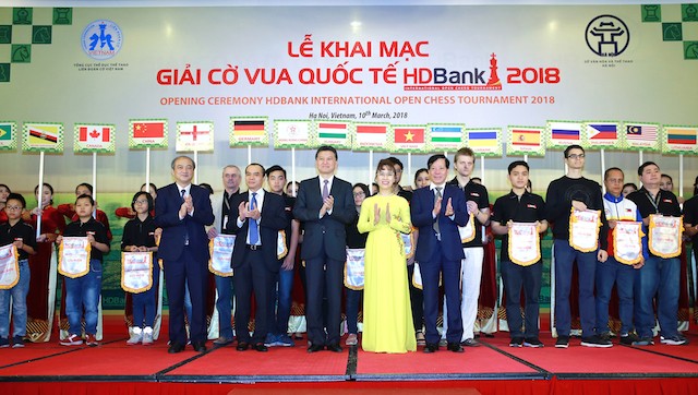 Khai mạc Giải Cờ vua Quốc tế HDBank 2018 mùa thứ 8