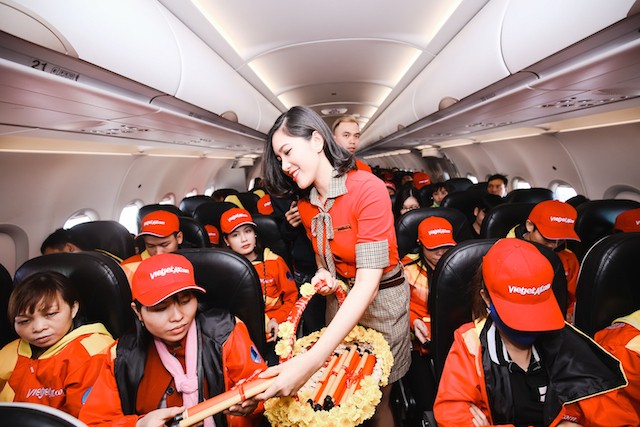 Vietjet tăng cường 46.000 chỗ trong ngày nghỉ lễ 30/4 - 1/5/2018