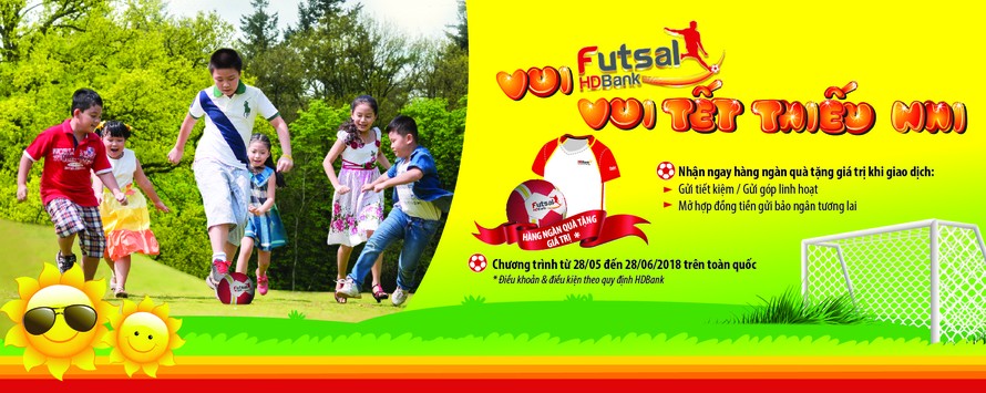 Vui HDBank Futsal – Vui Tết thiếu nhi