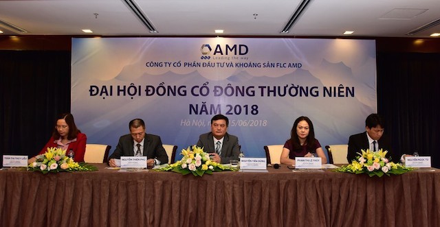 Đoàn chủ tịch ĐHCĐ thường niên FLC AMD năm 2018