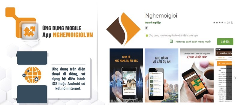 Nghemoigioi.vn đang được đánh giá là “vũ khí” chiến lược của CENLAND cũng như người làm môi giới nói chung