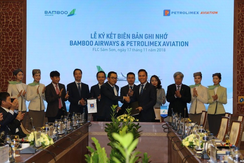 Petrolimex đồng hành cùng Bamboo Airways