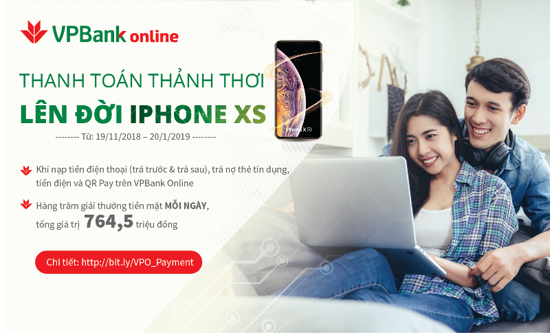 VPBank ưu đãi lớn khách hàng dùng VPBank Online