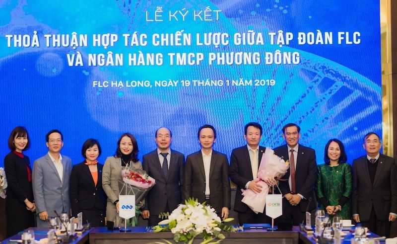 Lễ kí kết hợp tác toàn diện giữa Tập đoàn FLC và OCB