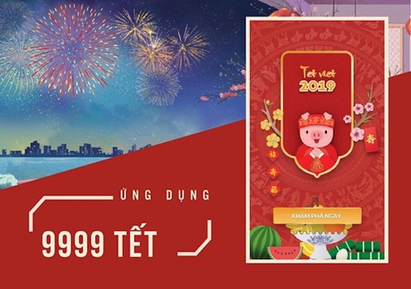 Ra mắt ứng dụng ‘9999 Tết” hoàn toàn miễn phí cho người dùng