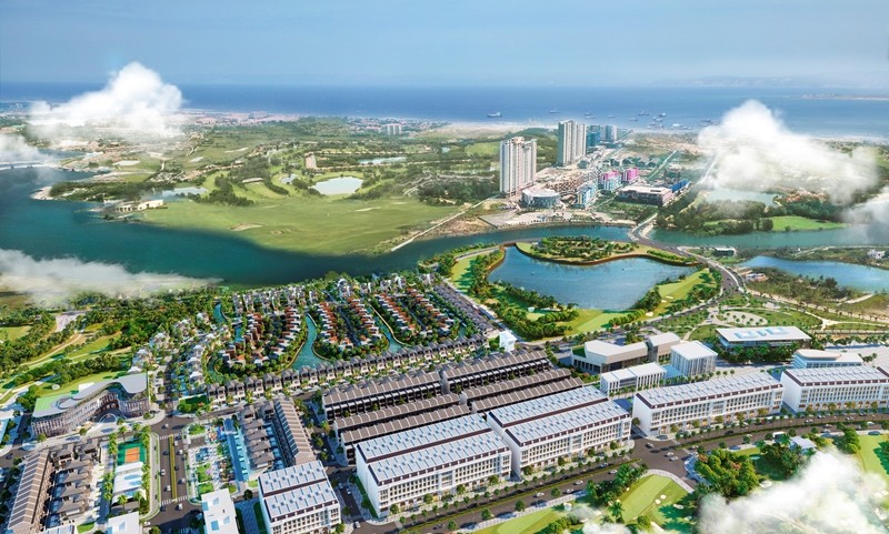 Khu biệt thự cao cấp One World Regency do Tập đoàn Đất Quảng và Công ty CP Đất Xanh Miền Trung phối hợp đầu tư phát triển.