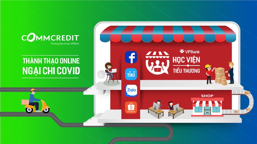 ‘Học viện Tiểu thương VPBank’ giúp đỡ 50.000 tiểu thương vượt khó mùa dịch bệnh