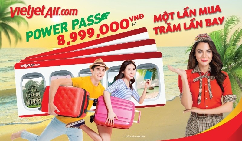 Ở nhà chờ ngày cất cánh với thẻ bay vạn năng ‘POWER PASS’ Vietjet