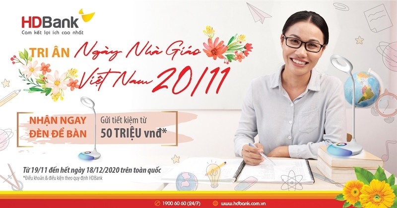 Tặng hàng ngàn phần quà tặng khách hàng, tri ân thầy cô dịp 20/11