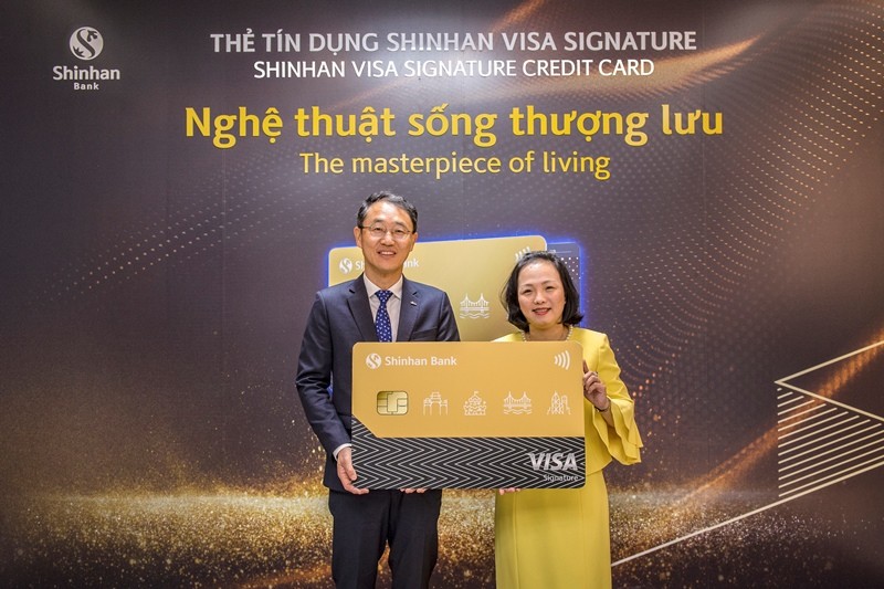 Ngân hàng Shinhan ra mắt thẻ tín dụng Visa Signature với nhiều đặc quyền cao cấp