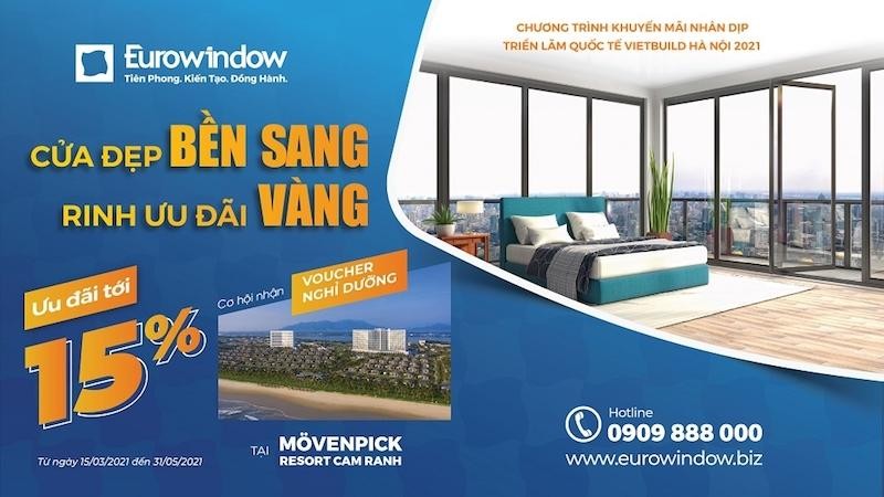 Dấu ấn Eurowindow tại Triển lãm Quốc tế Vietbuild Hà Nội 2021