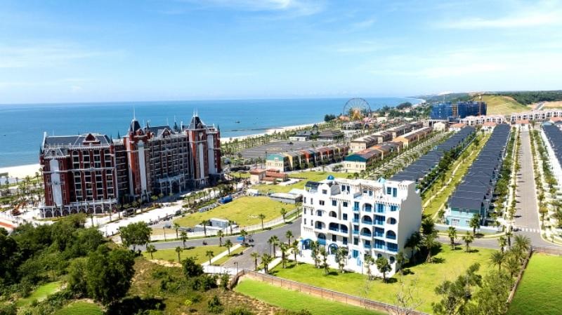 Một góc khu đô thị du lịch NovaWorld Phan Thiet 1.000 ha, hơn 200 dịch vụ tiện ích thu hút nhà đầu tư.