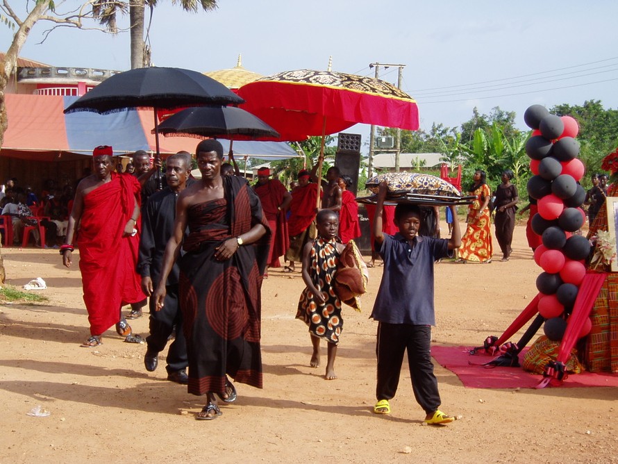 Ghana vốn nổi tiếng là quốc gia có thủ tục an táng phức tạp. (Nguồn: Getty).