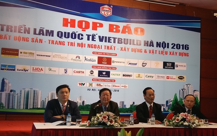 Họp báo về VIETBUILD 2016 lần 3 chiều ngày 11/11