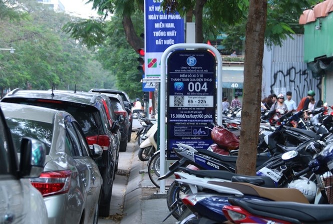 Hà Nội mở rộng iParking tại 4 quận nội thành