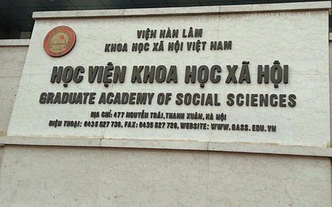 Theo thanh tra Bộ GD&ĐT, Học viện Khoa học Xã hội có nhiều sai phạm trong đào tạo sau đại học