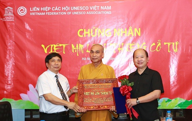 Chùa Thanh Quang do lương y Lê Quốc Dũng – Đại đức Thích Thiện Ngọc trụ trì vinh dự nhận chứng nhận “Việt Nam linh thiêng tự”