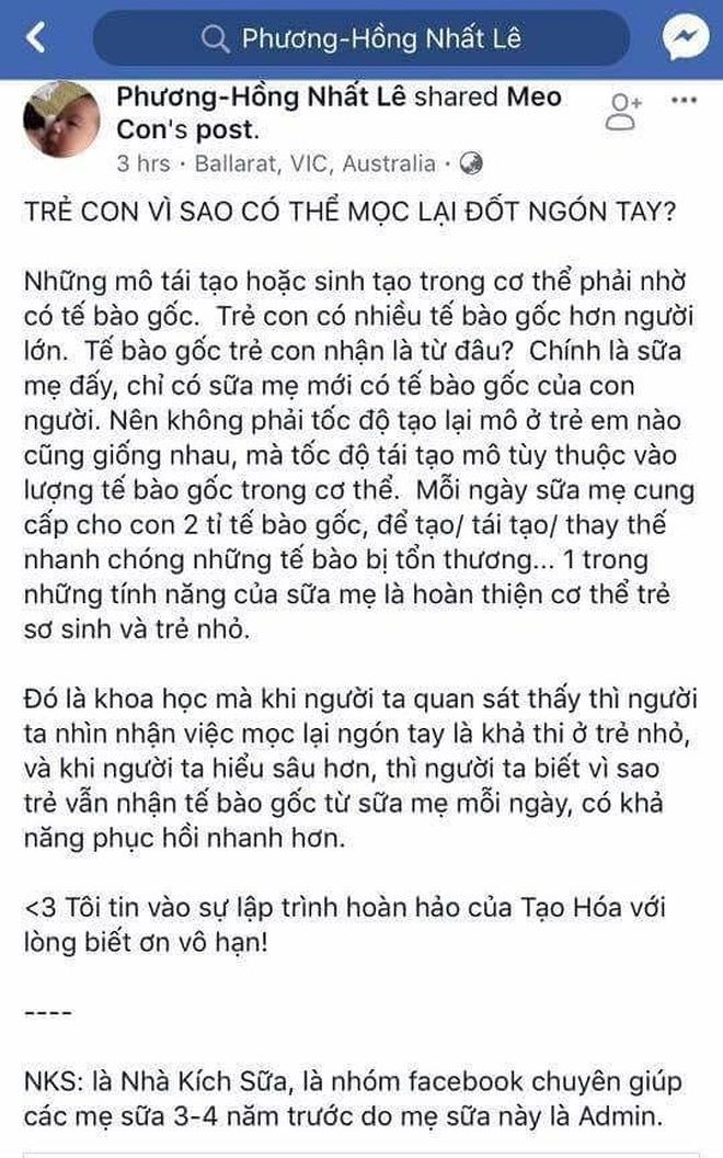 Thuận tự nhiên hay cơn cuồng tín của các bà mẹ?