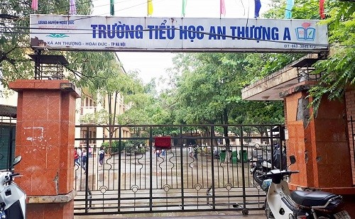 Trường tiểu học An Thượng A, nơi xảy ra vụ việc.