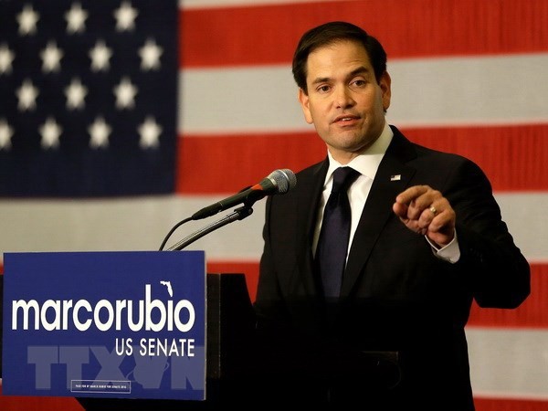 Thượng nghị sỹ Mỹ Marco Rubio. (Ảnh: AP/TTXVN)