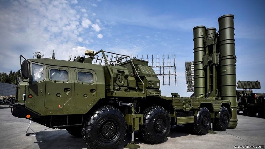 Hệ thống tên lửa S-400 được trưng bày tại Kubinka, ngoại ô Moskva