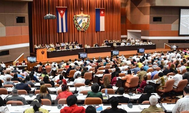 Toàn cảnh phiên họp Quốc hội Cuba ở thủ đô La Habana ngày 2/6/2018. (Ảnh: AFP/TTXVN)