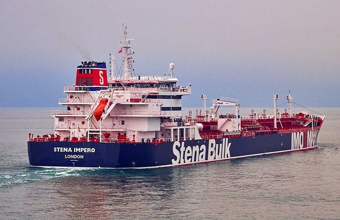 Tàu Stena Impero. Ảnh: Reuters