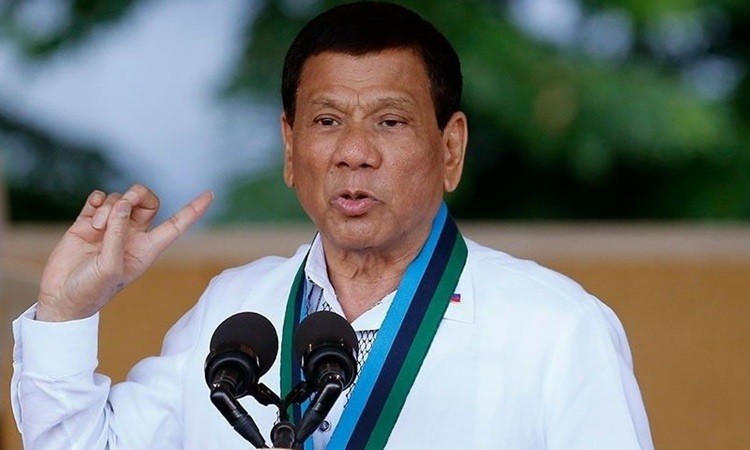 Tổng thống Philippines Rodrigo Duterte. Ảnh: AP.