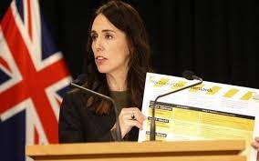 Thủ tướng New Zealand Jacinda Ardern công bố lệnh phong tỏa toàn quốc. (Ảnh: Daily News - India)