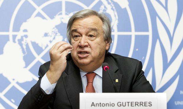 Tổng thư ký Liên Hợp Quốc Antonio Guterres. Ảnh: Reuters.