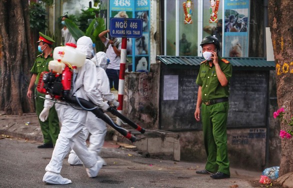 Trước đó, BN 459 phải nhập viện, khu phố nơi ông ở bị phong tỏa