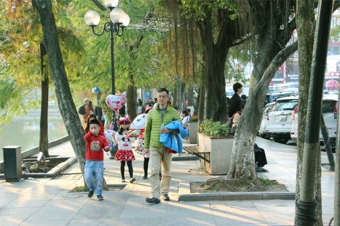 Hai ngày cuối tuần, nền nhiệt Bắc Bộ ấm lên