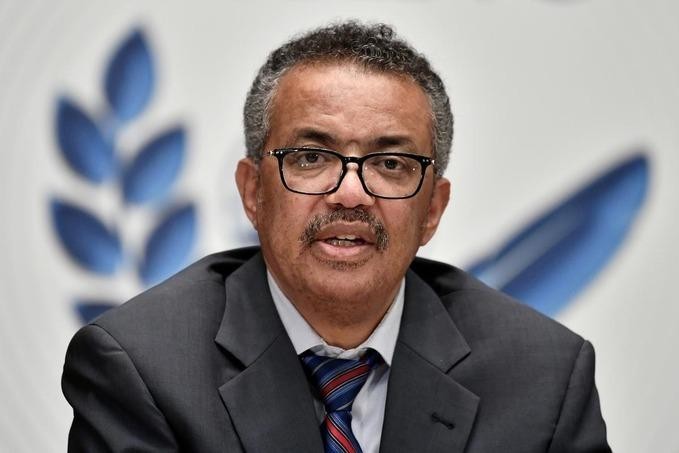 Tổng giám đốc Tổ chức Y tế Thế giới (WHO) Tedros Adhanom Ghebreyesus phát biểu tại Geneva hồi tháng 7/2020. Ảnh: Reuters.