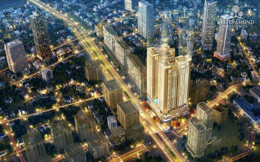 Phối cảnh dự án BRG Diamond Residence Hà Nội