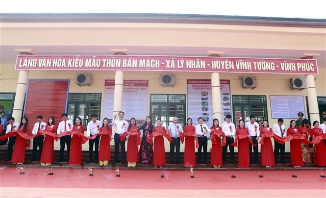 Khánh thành khu thiết chế Làng văn hóa kiểu mẫu tại Vĩnh Phúc