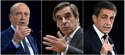 Ông Alain Juppé và ông François Fillon vào vòng 2, ông Nicolas Sarkozy bị loại.