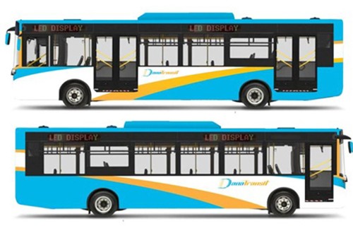  Mẫu xe buýt nhanh BRT tại TP Đà Nẵng.