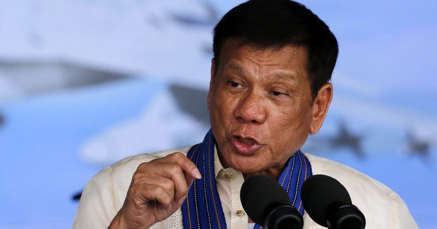 Tổng thống Philippines Rodrigo Duterte.