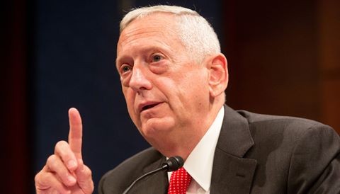  Bộ trưởng Quốc phòng Mỹ James Mattis