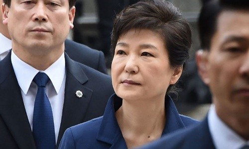 Cựu tổng thống Hàn Quốc Park Geun-hye. 