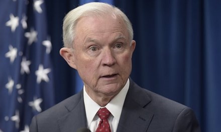 Bộ trưởng Tư pháp Mỹ Jeff Sessions. Ảnh: AP