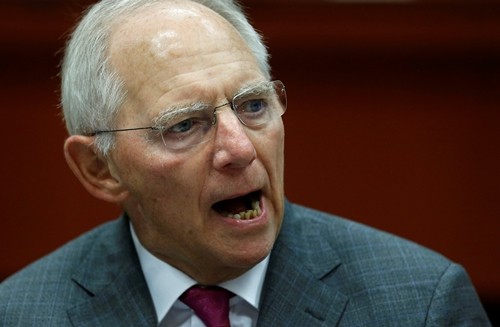  Bộ trưởng Tài chính Đức Wolfgang Schaeuble. Ảnh: Reuters.