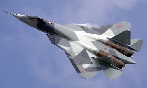 Bản mẫu thứ hai mang tên T-50-2 của dự án PAK-FA. Ảnh: Sputnik.