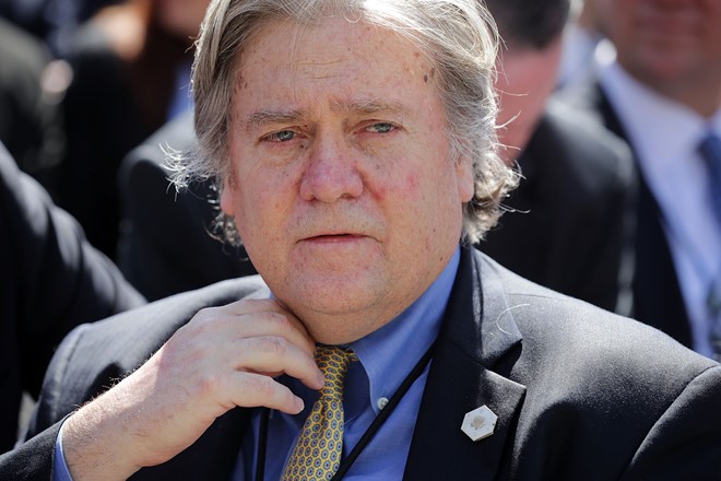 Chiến lược gia trưởng của Nhà Trắng Steve Bannon. Ảnh: Getty.