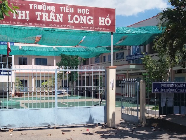 Trường tiểu học, nơi xảy ra vụ việc. Ảnh: Minh Anh. 