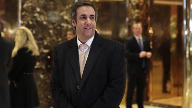 Luật sư Michael Cohen đến Trump Tower ở New York, Mỹ vào ngày 16 /12/2016. Ảnh: AP.