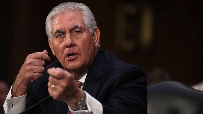 Ông Rex Tillerson, người được Tổng thống Trump lựa chọn cho vị trí ngoại trưởng. Ảnh: AFP. 