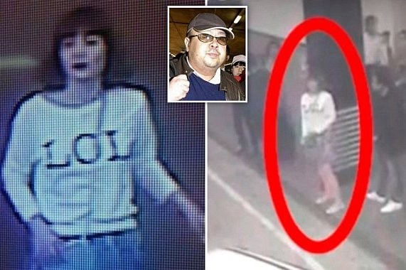 Hình ảnh hai nữ nghi phạm liên quan đến cái chết của ông Kim Jong Nam được camera an ninh ở sân bay quốc tế Kuala Lumpur ghi lại. Ảnh: niyidaram.com. 