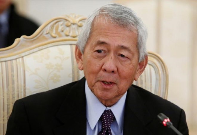 Ngoại trưởng Philippines Perfecto Yasay. Ảnh: Reuters.