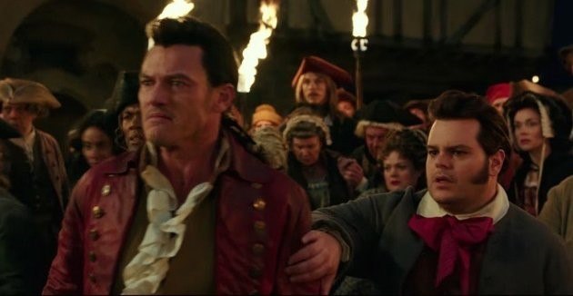 LeFou và Gaston trong phiên bản live - action Beauty and the Beast. Ảnh: Youtube. 